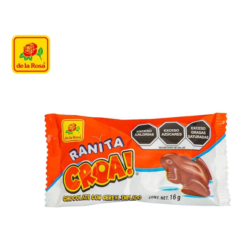 De La Rosa Ranita Croa Chocolate - Cereal Inflado 12 Pz 192g - Eurotruck Mexico