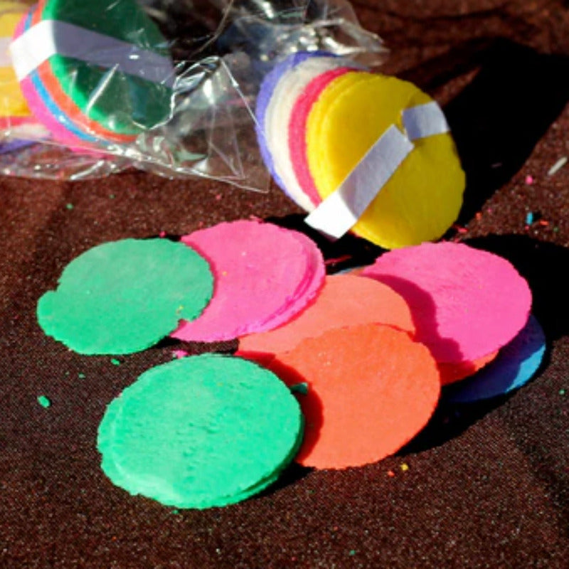 Mini Obleas Naturales De Colores La Flor 40pz Bolsa 300grs