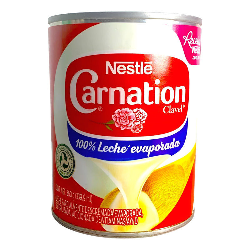 Leche Evaporada Nestle Carnation Clavel 360 Gr - Eurotruck Mexico