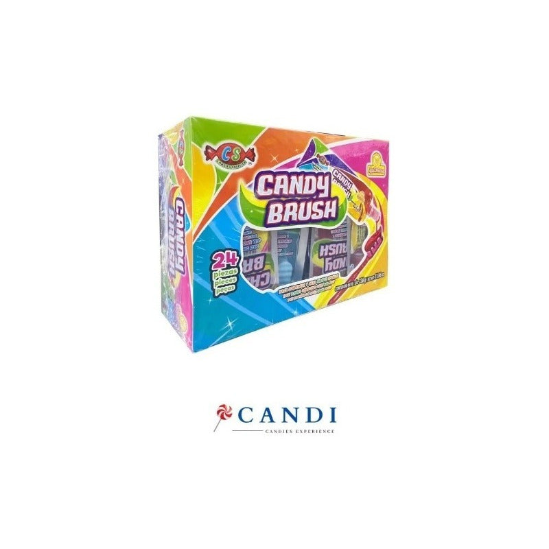 Dulce Y Jalea Candy Brush 24 Pz Las Delicias Sabor Frutal - Eurotruck Mexico