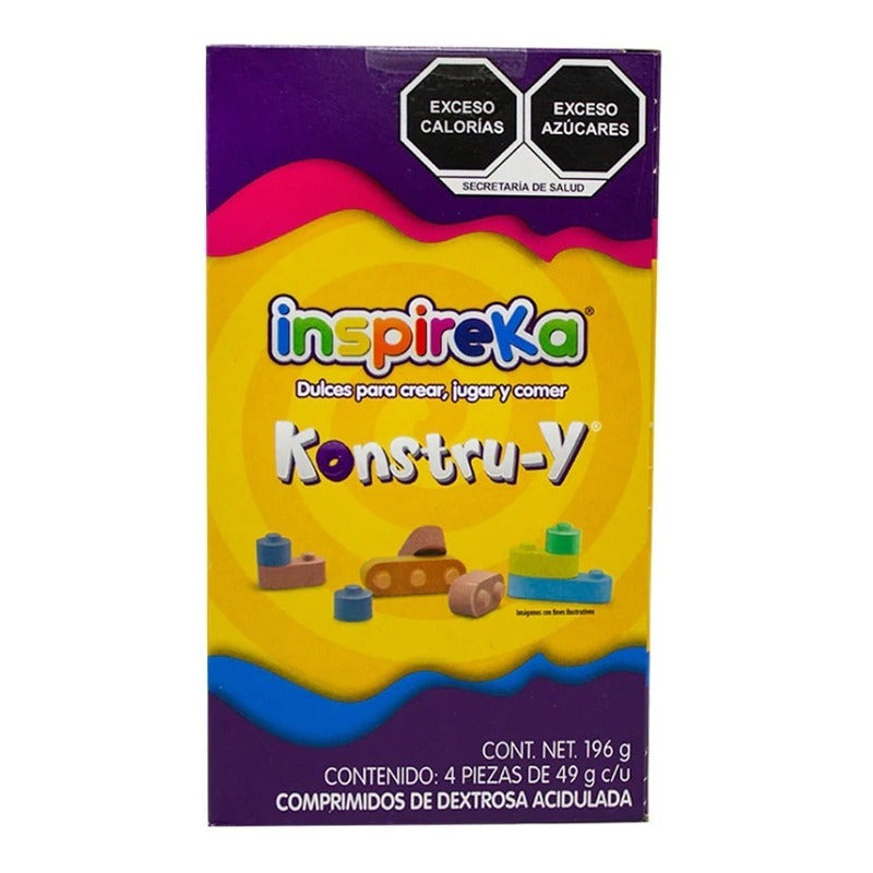 Dulces Inspireka Konstru-y Para Crear Jugar Comer 196 Gr - Eurotruck Mexico