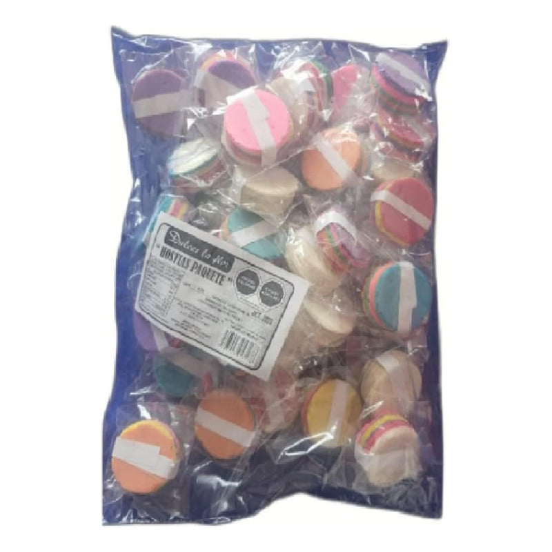 Ostias Obleas Mini Naturales De Colores Bolsa 300g
