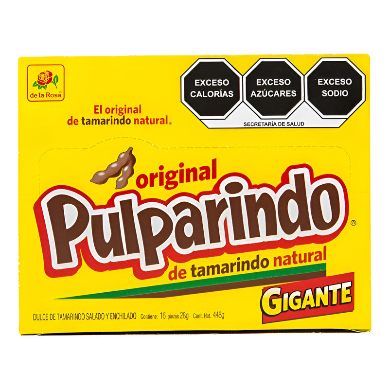 Dulce Pulparindo Gigante De La Rosa Sabor Tamarindo 16 Pzas - Eurotruck Mexico