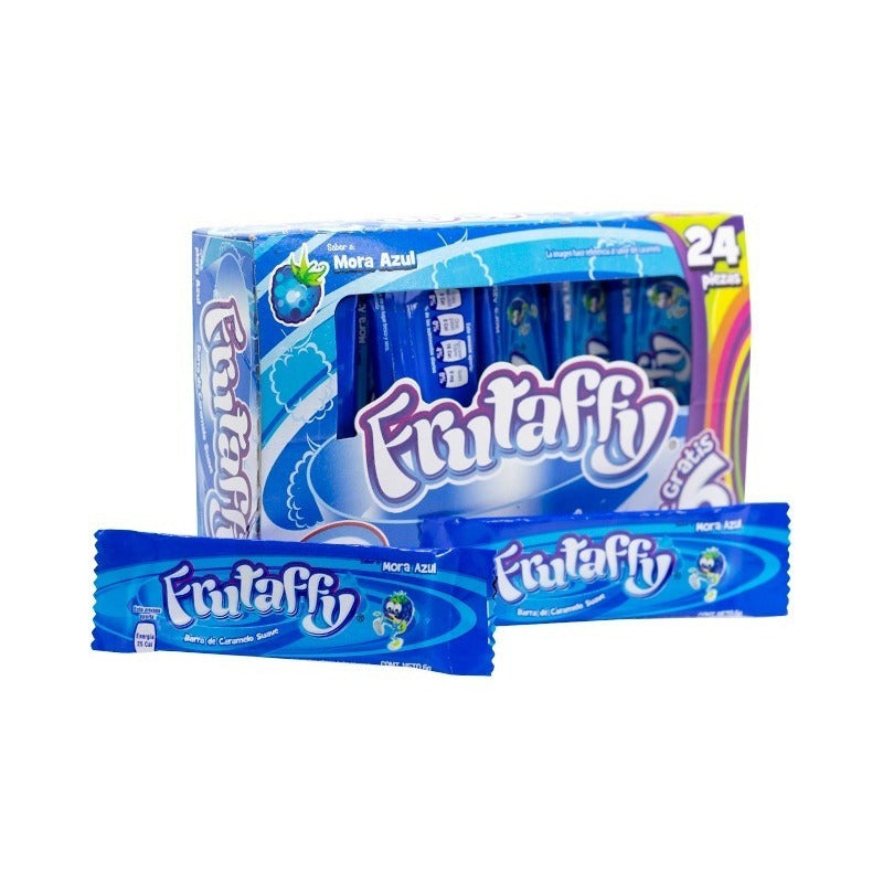 Dulce Winis Frutaffy Caramelo Suave Sabor Mora Azul 24pz - Eurotruck Mexico