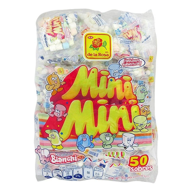De La Rosa Bianchi Bombon Malvaviscos Mini Mini 750grs