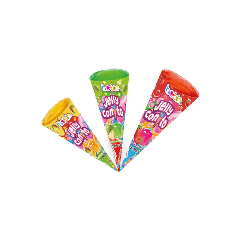 Golosina Hubin Jelly Conito Mango Manzana Fresa Pack 24 - Eurotruck Mexico