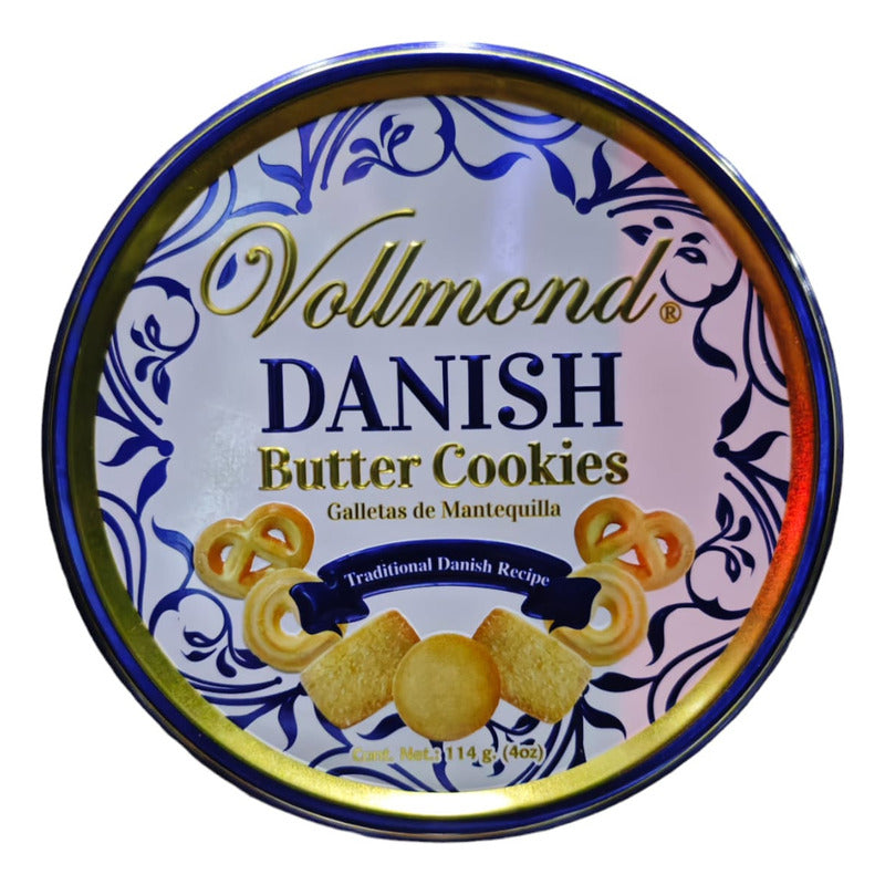 Galletas Navideñas Vollmod Danish Sabor Mantequilla 114g - Eurotruck Mexico