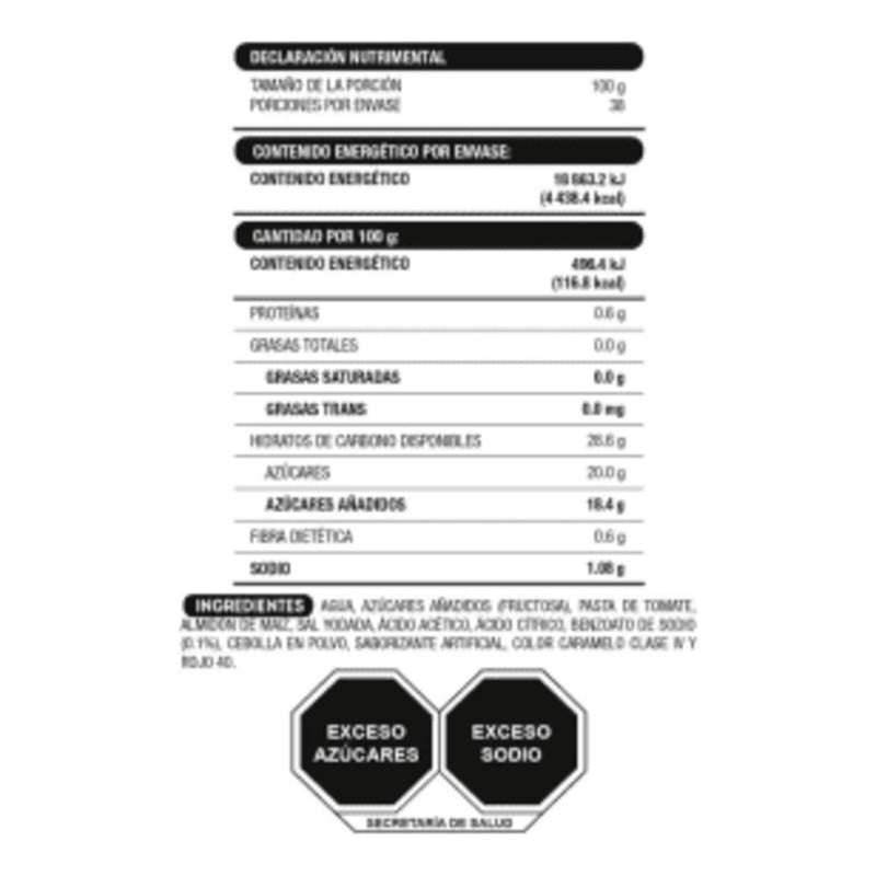 Imitacion Salsa De Tomate Catsup Members Mark 3.8 Kg Catsup - Eurotruck Mexico