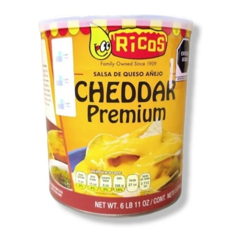 Queso En Lata Cheddar Ricos Para Nachos Condensado 3.03 Kg - Eurotruck Mexico