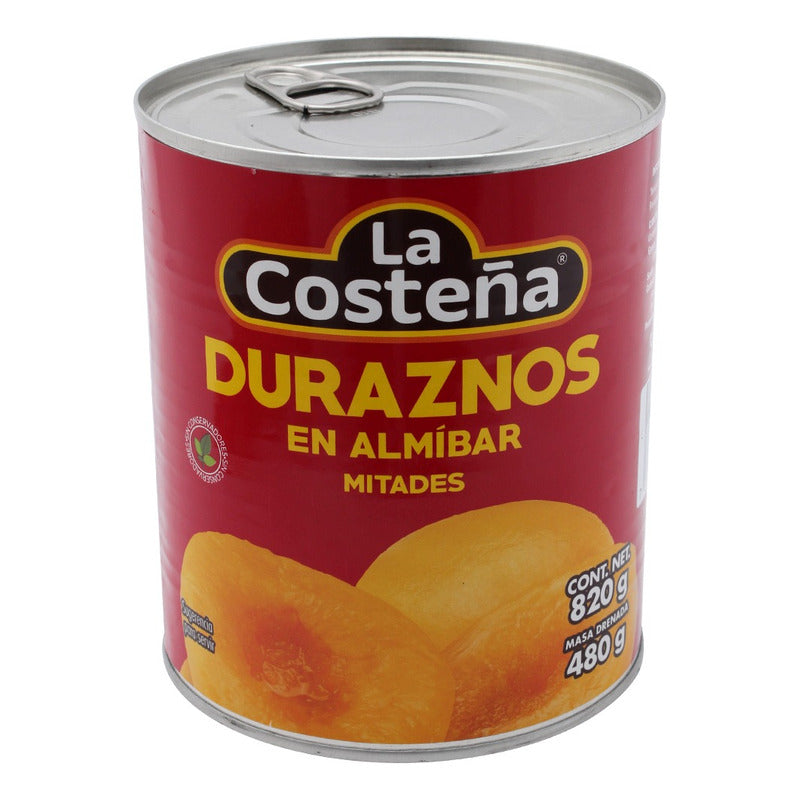 Duraznos En Mitades En Almibar La Costeña 820g - Eurotruck Mexico