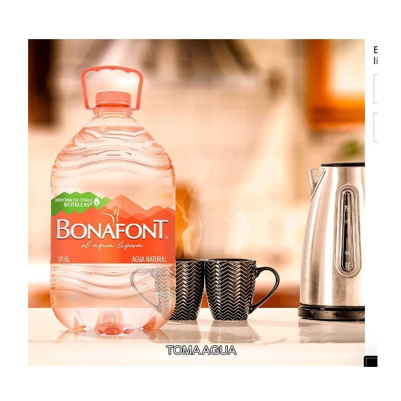 Agua Natural Bonafont De 6 Litros Purificada - Eurotruck Mexico