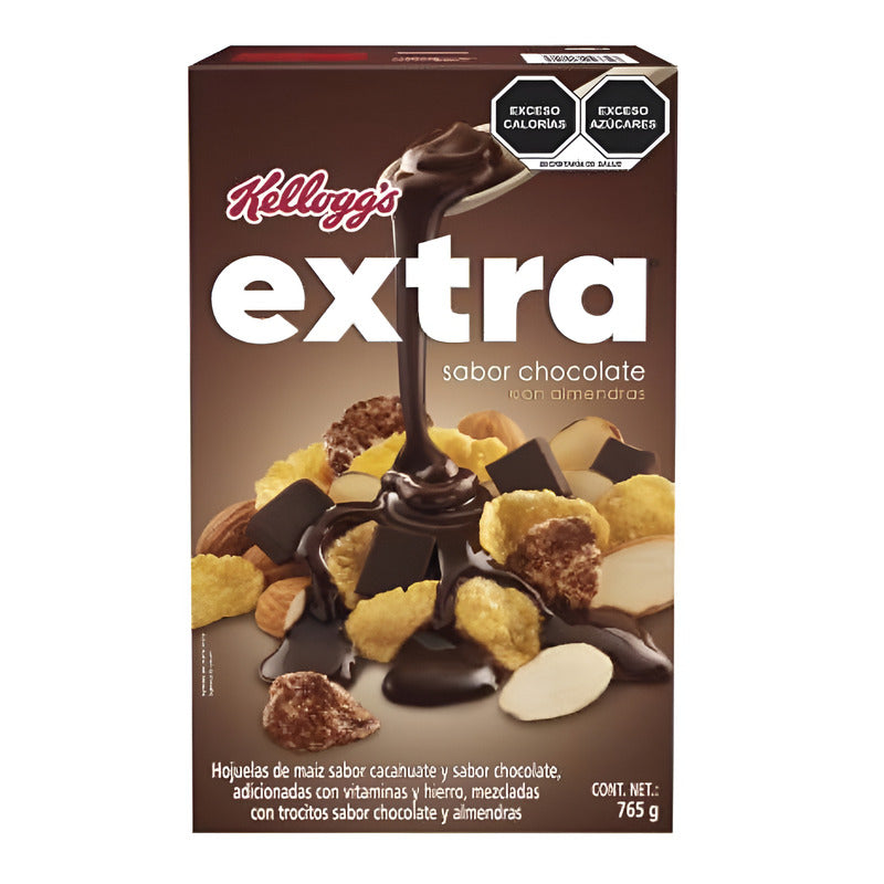 Hojuelas De Maíz Extra Chocolate Con Almendras Kellog's 765g - Eurotruck Mexico