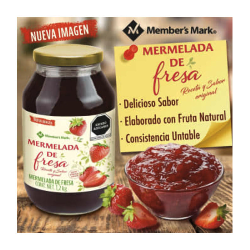 Mermelada De Fresa Member´s Mark 1.2kg - Eurotruck Mexico
