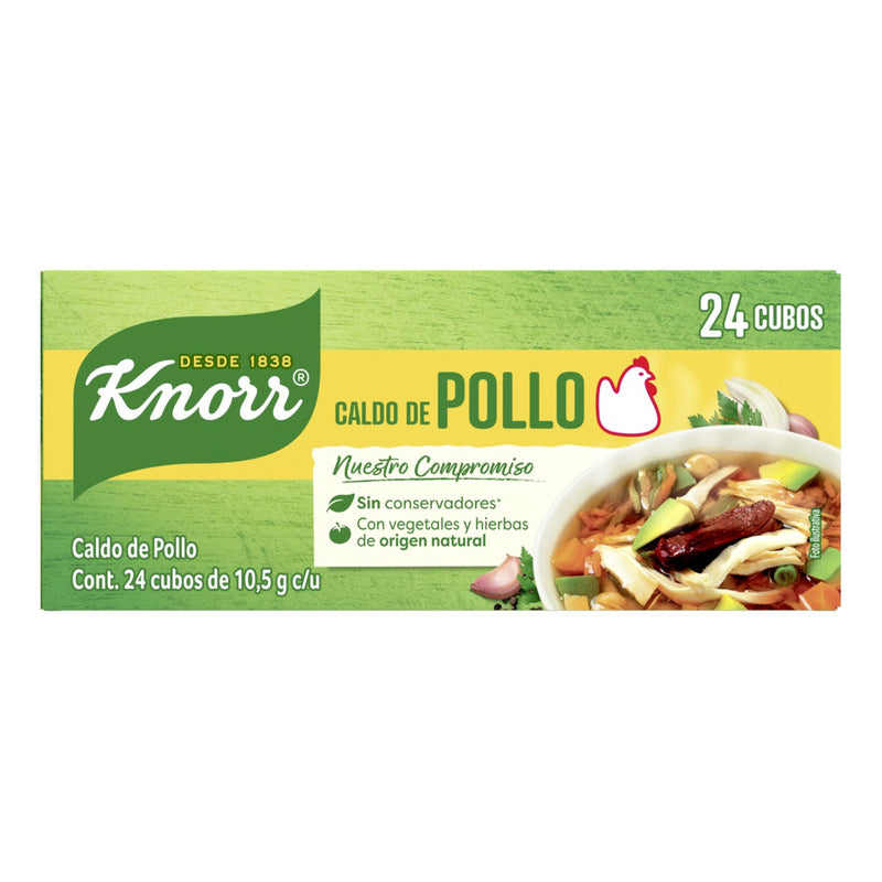 Caldo De Pollo Knorr 24 Cubos De 10.5g C/u - Eurotruck Mexico