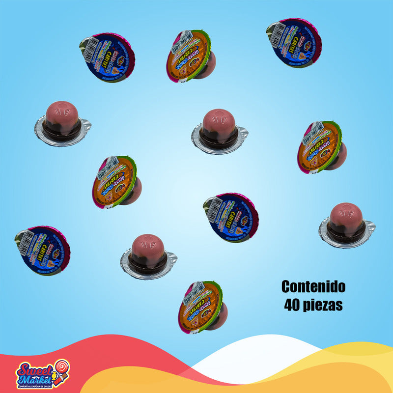 Choco Crunch Caritas Mix 40pzs Las Delicias