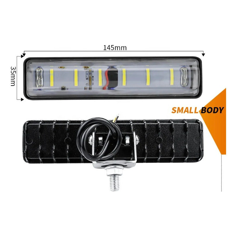 Barra De Luz Antiniebla 6 Pulgadas Con Lente 18w 6 Led 1pz - Eurotruck Mexico