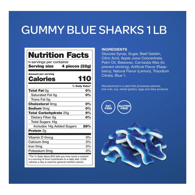 Gomitas De Tiburones Azules Jovy 1kg - Eurotruck Mexico