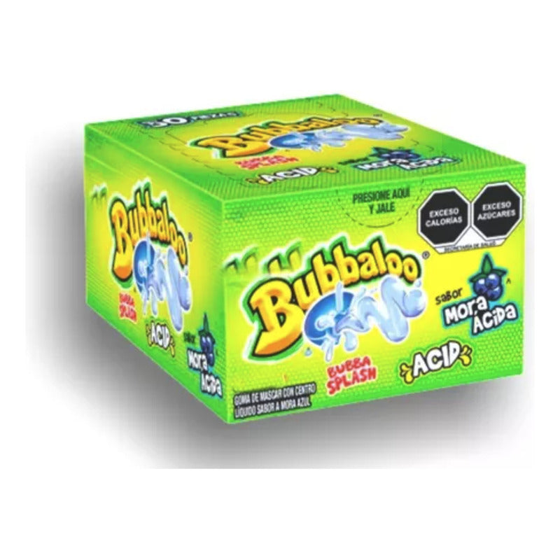Chicle Bubbaloo Mora Acida Goma De Mascar 47 Pz Dulce - Eurotruck Mexico