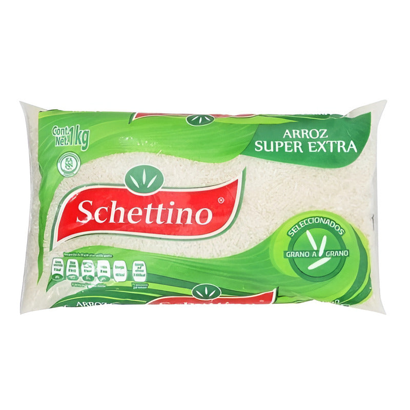 Schettino Arroz Super Extra Grano Largo Seleccionado 1kg - Eurotruck Mexico