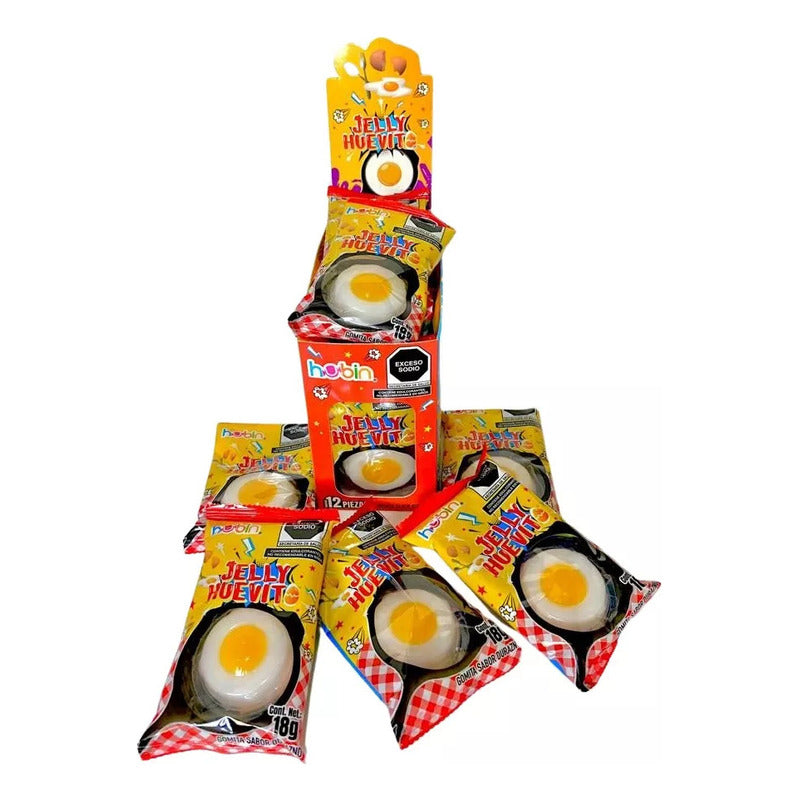 Gomita Jelly Huevito Estrellado Tronador Sabor Durazno 12pz - Eurotruck Mexico