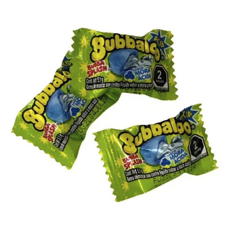 Chicle Bubbaloo Mora Acida Goma De Mascar 47 Pz Dulce - Eurotruck Mexico