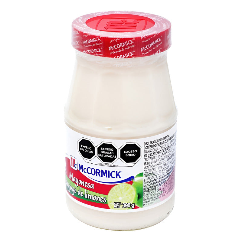 Mayonesa Con Jugo De Limón 390 Gr Mccormick