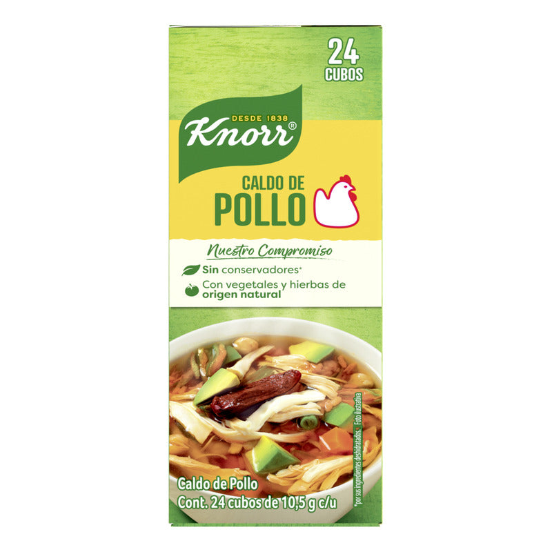Caldo De Pollo Knorr 24 Cubos De 10.5g C/u - Eurotruck Mexico