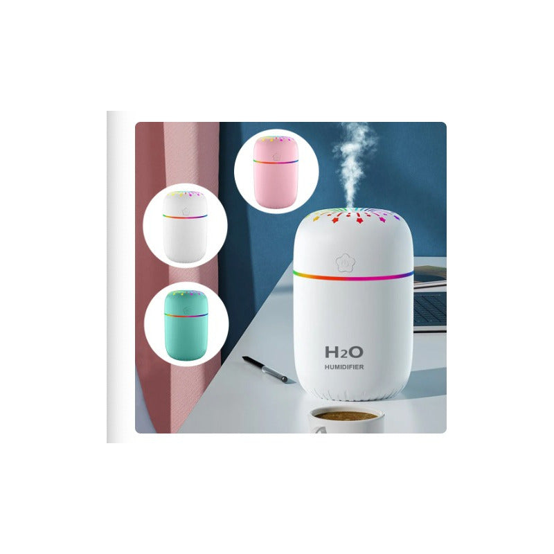 Humidificador De Aire Portátil, Difusor Nano Con Luz Led.