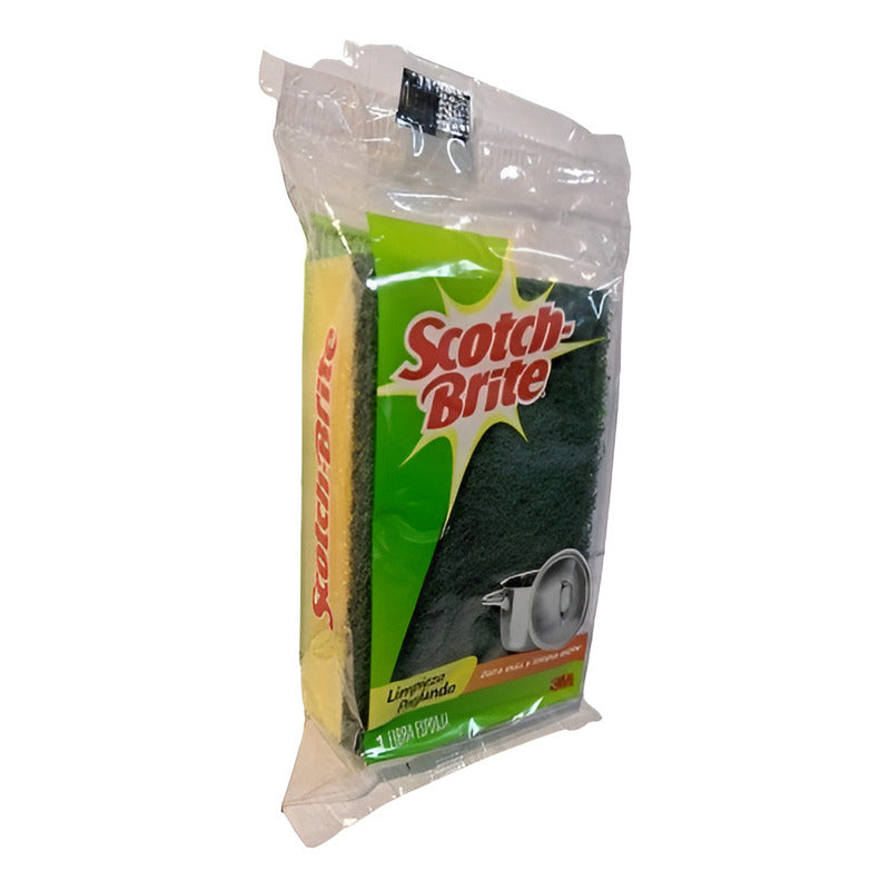 Fibra Esponja Verde Scotch Brite 3m Limpieza Profunda 6x10cm Verde Oscuro - Eurotruck Mexico