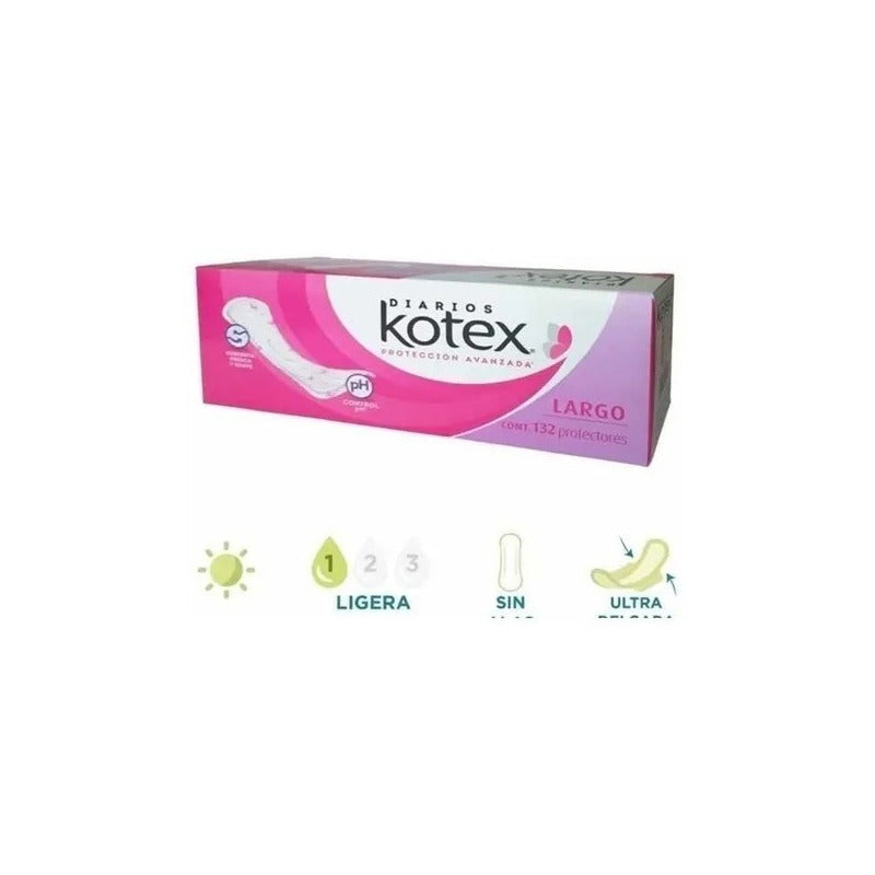 Pantiprotectores Kotex Largos Proteccion Avanzada 132 Pz Ph - Eurotruck Mexico
