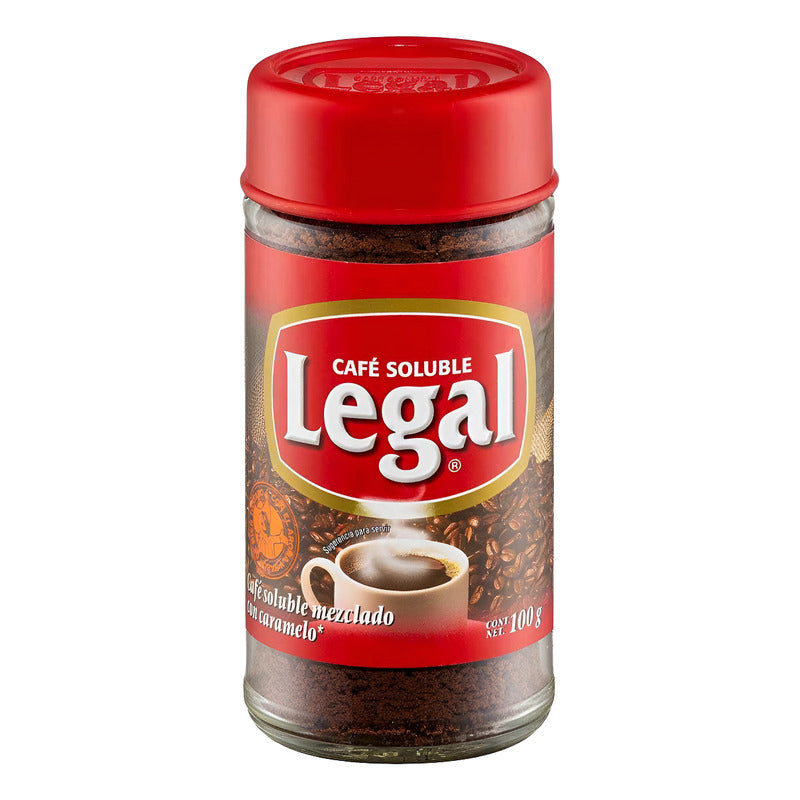 Cafe Soluble Legal Frasco Mezclado Con Caramelo 100 Gr - Eurotruck Mexico