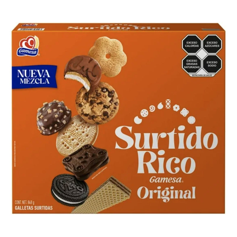Galletas Surtido Rico Gamesa 848 Gr Cremax Mamut Chokis - Eurotruck Mexico