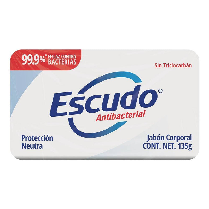 Jabon En Barra Escudo Antibacterial 135 Gr