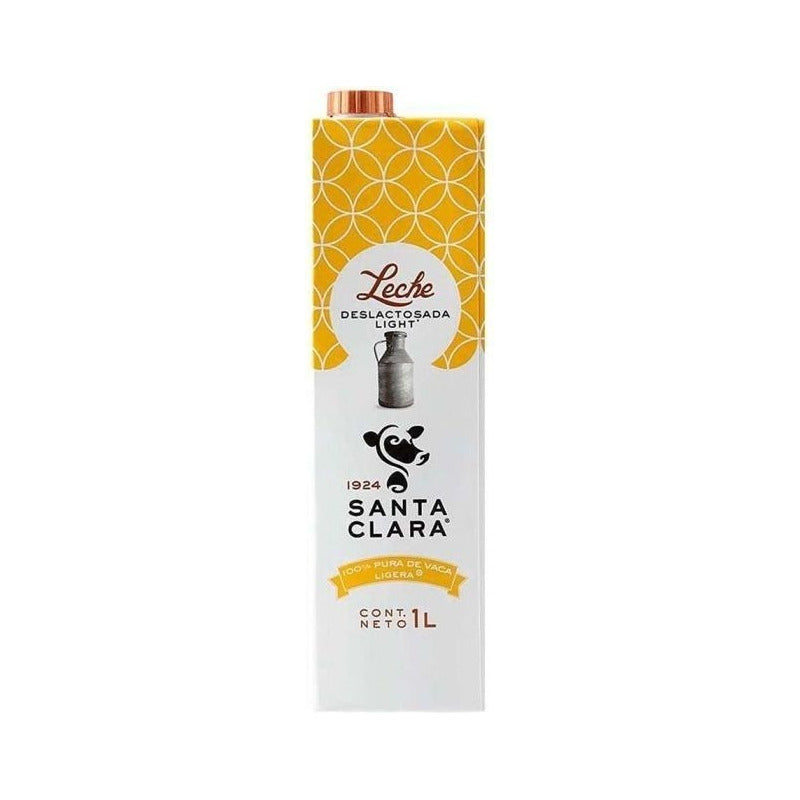 Leche De  Vaca Uht Santa Clara Deslactosada Light 1l - Eurotruck Mexico