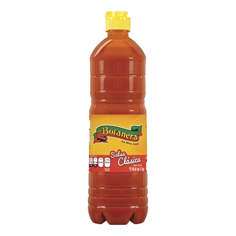 Salsa Picante La Botanera Etiqueta Amarilla Clasica 1 Lt - Eurotruck Mexico