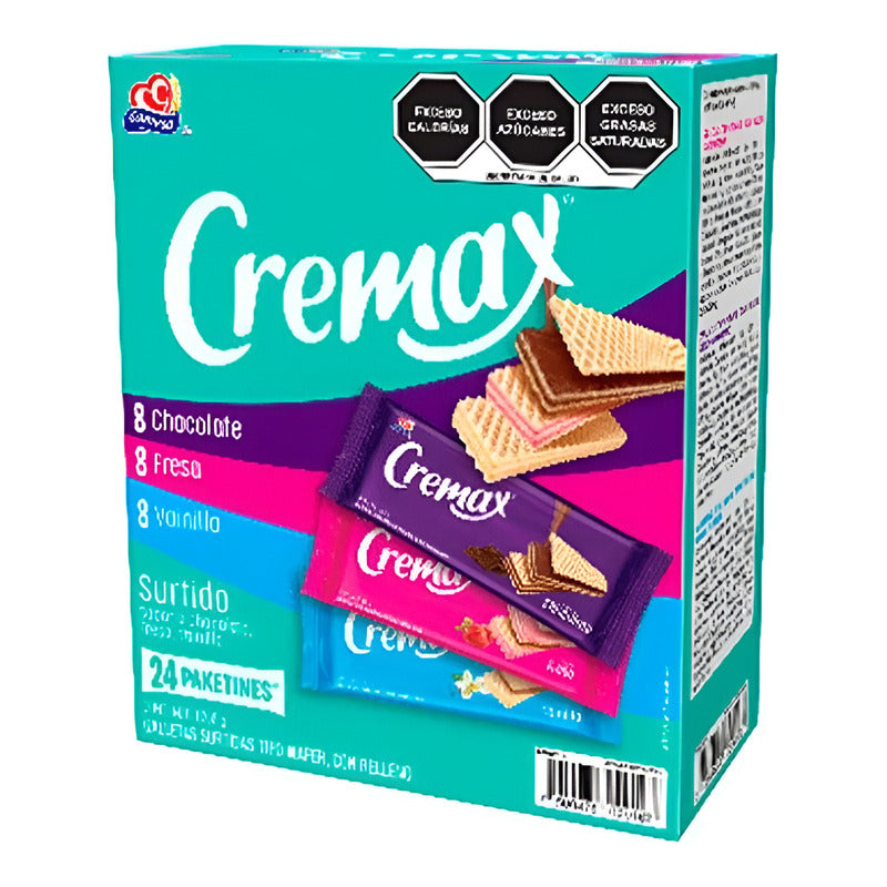 Galletas Gamesa Cremax Surtidas 24 Paquetes De 42g C/u - Eurotruck Mexico