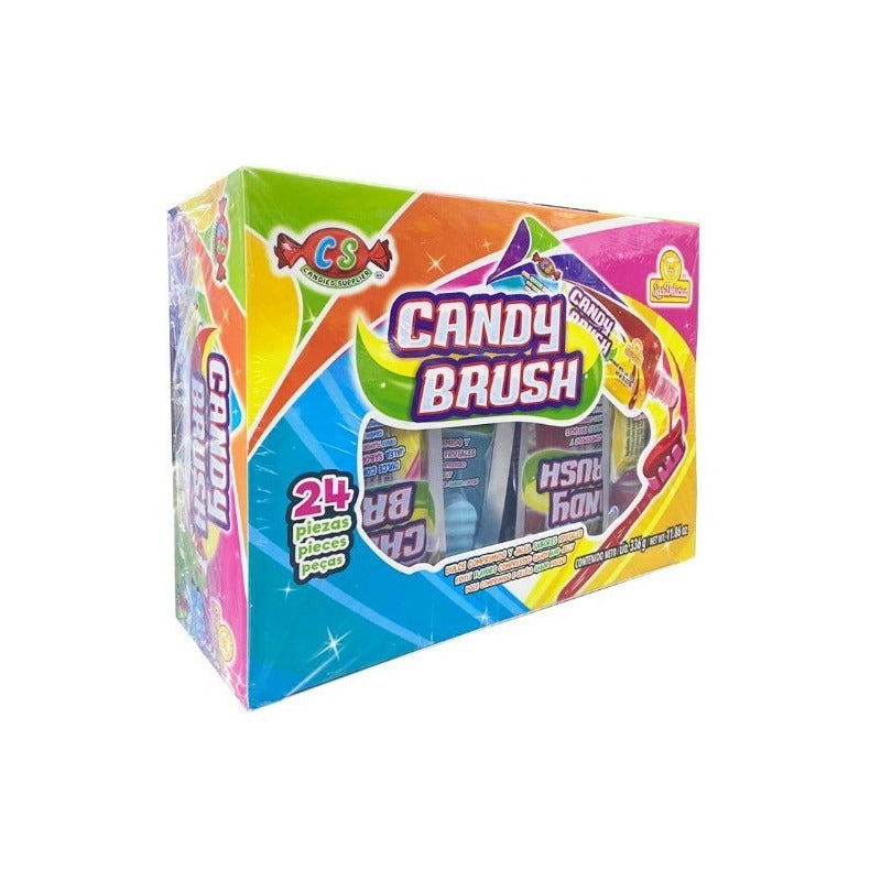 Dulce Y Jalea Candy Brush 24 Pz Las Delicias Sabor Frutal - Eurotruck Mexico