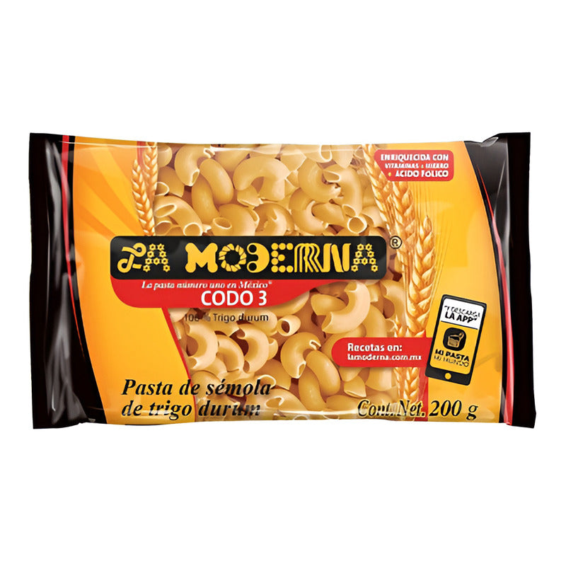 Sopa De Codo No. 3 200 Gr La Moderna - Eurotruck Mexico