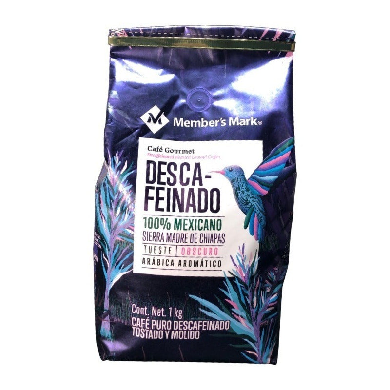 Café Member's Mark Tostado Y Molido ( Descafeinado ) (1 Kg)