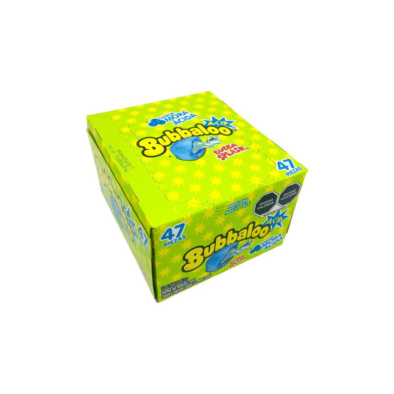 Chicle Bubbaloo Mora Acida Goma De Mascar 47 Pz Dulce - Eurotruck Mexico