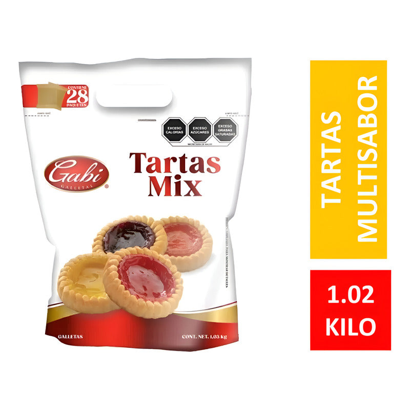 Galletas Tarta Multisabor Gabi 1.03kg Fresa Chabacano Piña Y Moras - Eurotruck Mexico