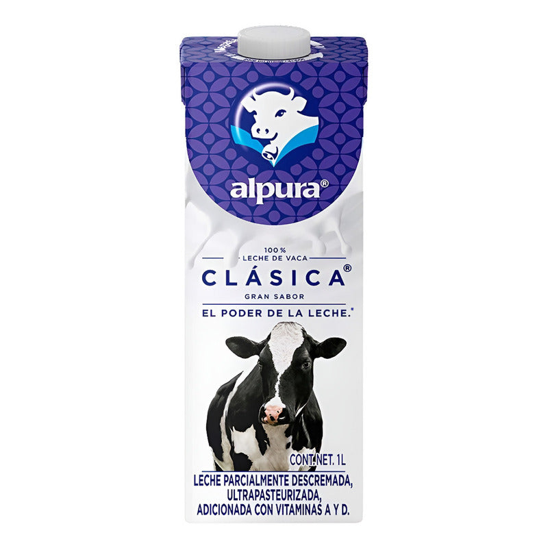 Leche Alpura Entera Ultra Pasteurizada 1l - Eurotruck Mexico
