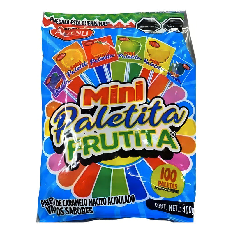 Mini Paletita Frutita Alteño De Sabores Frutales, 100 Pzs - Eurotruck Mexico