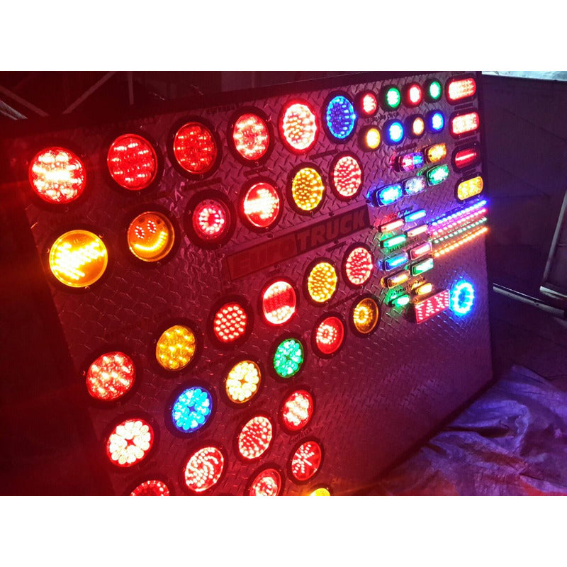6 Plafones 24 Leds Eurotruckmexico Camion Tractocamion Auto Indicar Color En Las Preguntas
