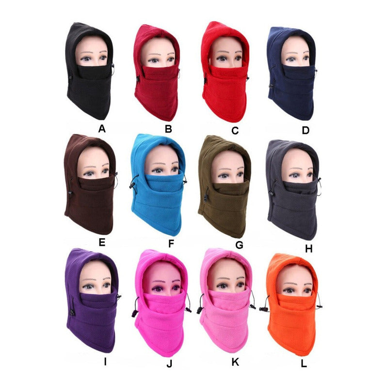 Mascara Termica Balaclava Frio Bufanda Moto Gorro 6 Pzas - Eurotruck Mexico