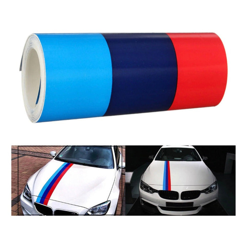 Sticker Calcomania Vinil Bandera Bmw 1 Serie I3 I8 15cmx3m - Eurotruck Mexico