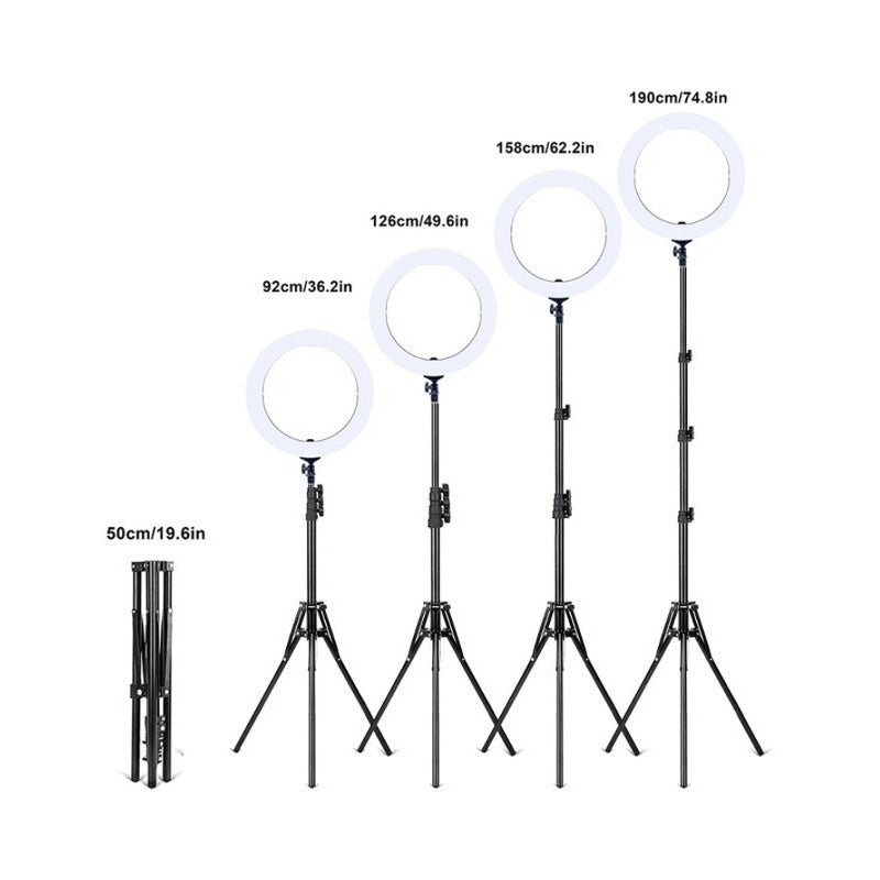 Aro Anillo De Luz Led Maquillaje Regulable 18 Pulgadas - Eurotruck Mexico