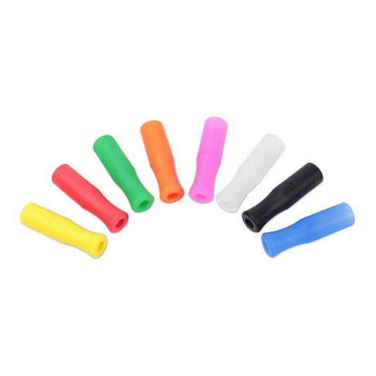 30 Boquillas Silicona Para Popotes 6mm Acero Inoxidable Colores Surtidos - Eurotruck Mexico
