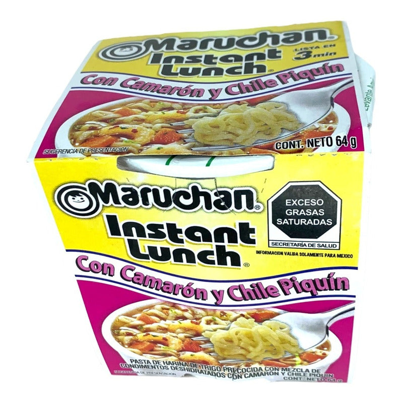 Sopa Instantanea Maruchan Con Camaron Y Chile Piquin 64 Gr - Eurotruck Mexico