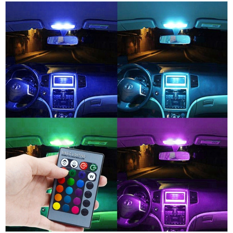Foco Luz Led Interior Rgb Domo T10 Festoon Jetta Audi Vw - Eurotruck Mexico